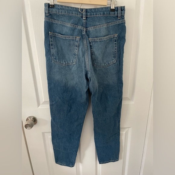 Topshop Distressed Ankle Mom Jeans - Picture 5 of 5